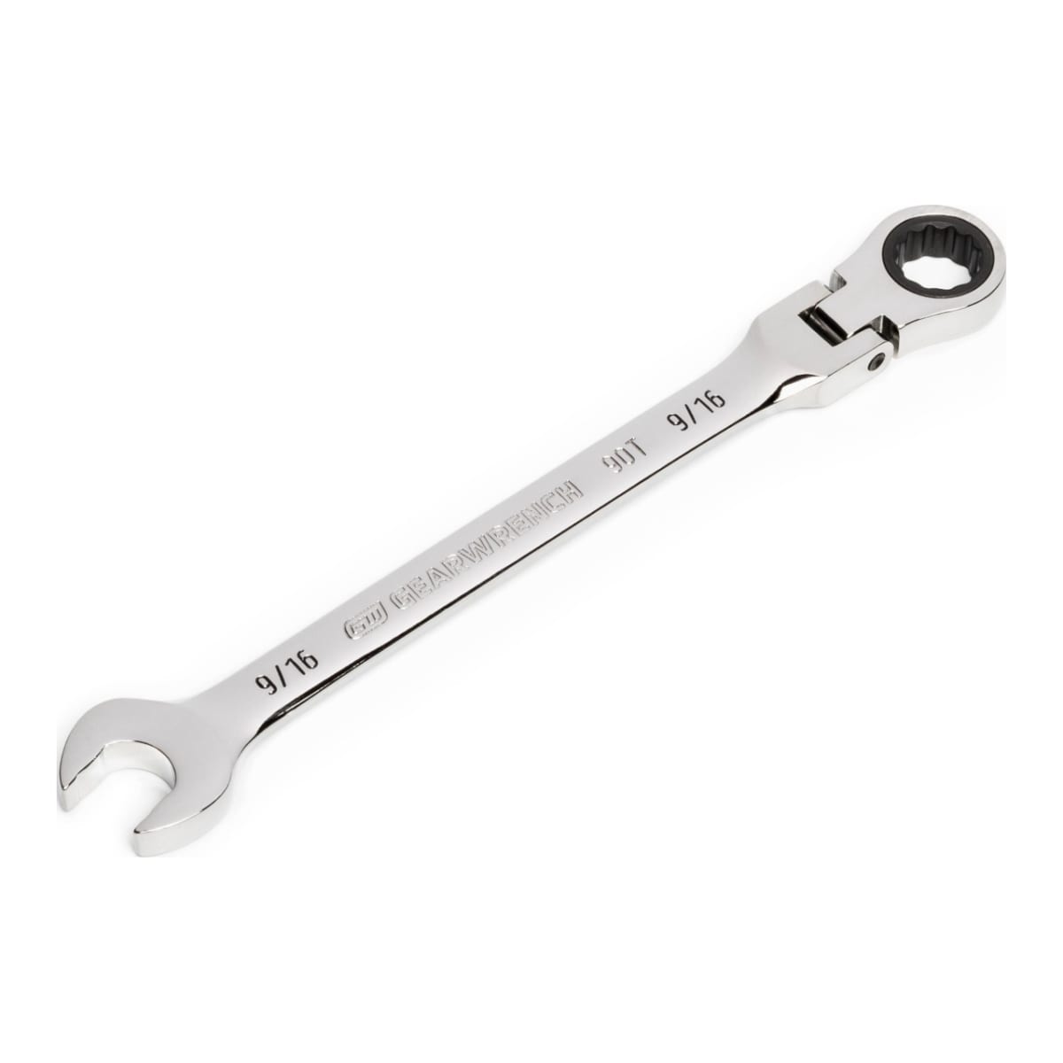 GearWrench 9/16" Flex Head Ratcheting Wrench 185 x 25 x 23mm