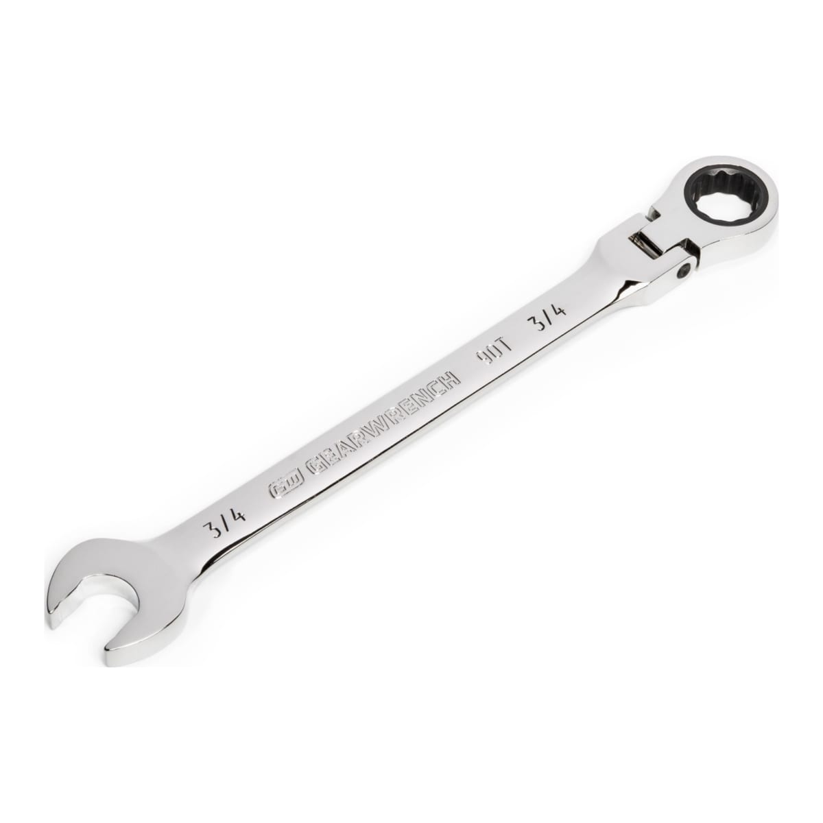 GearWrench 3/4" Flex Head Ratcheting Wrench 243 x 38 x 14mm