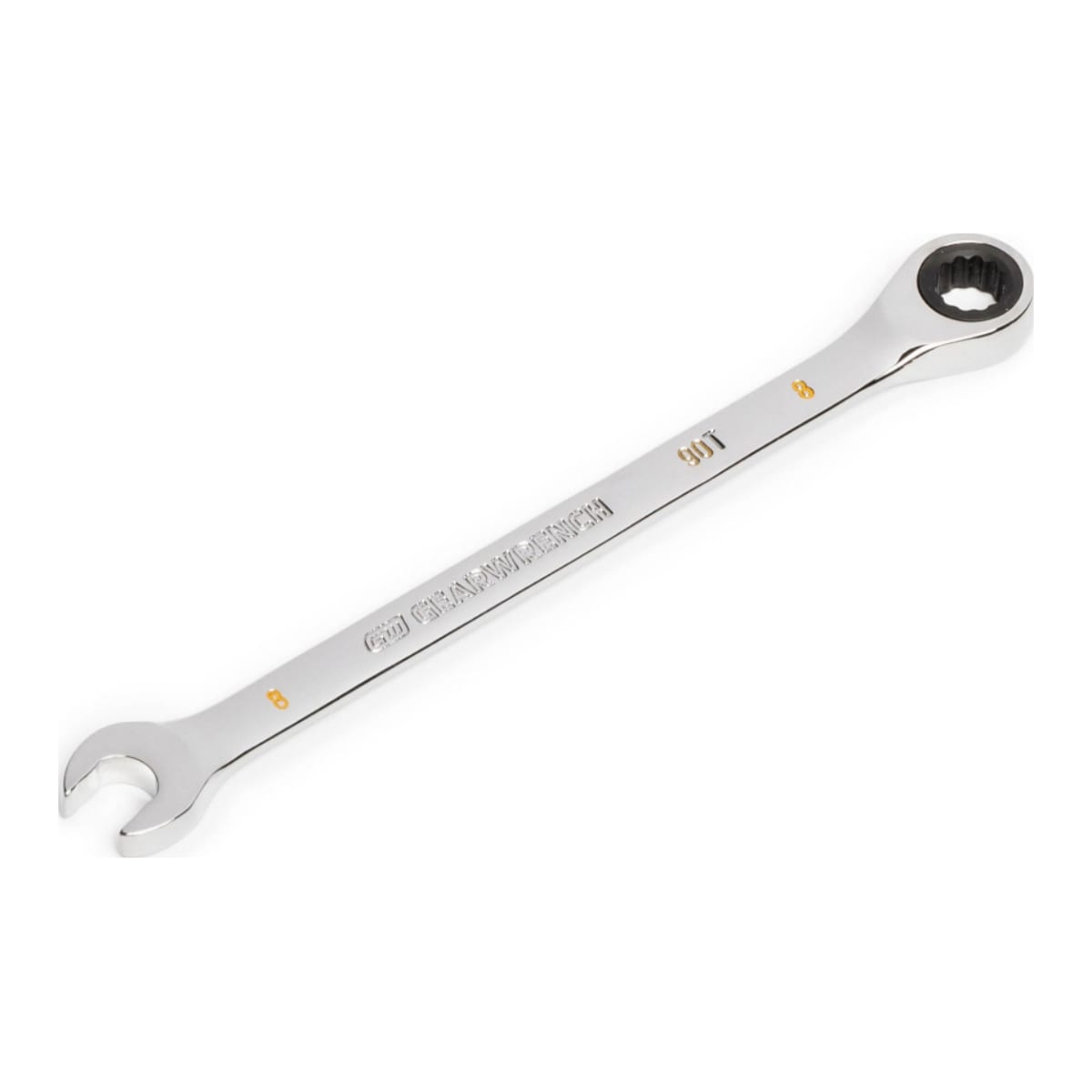 GearWrench 8mm 90T Combination Ratcheting Wrench 145 x 10 x 5mm