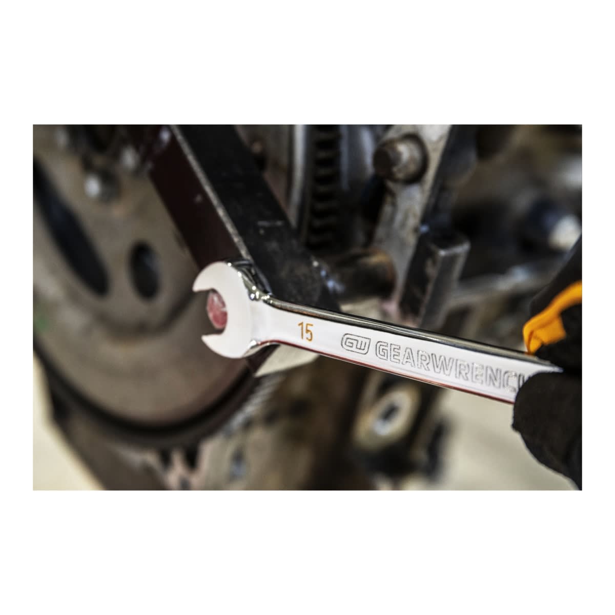 GearWrench 15mm 90T Combination Ratcheting Wrench 174 x 33 x 10mm