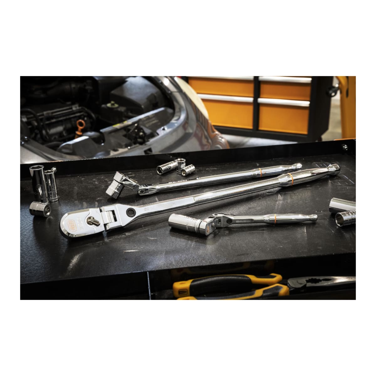 GearWrench 120XP Locking Flex Head Ratchet Set 610 x 178 x 38mm 3 (Piece)