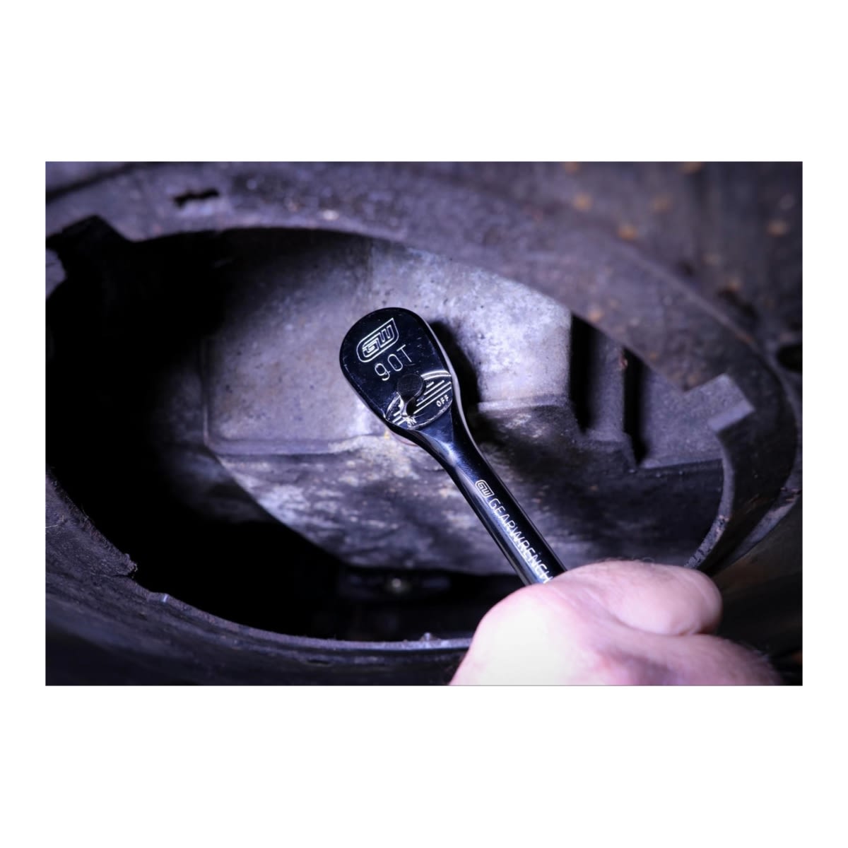 GearWrench 3/8" Drive 90-Tooth Teardrop Ratchet 271 x 34 x 30mm