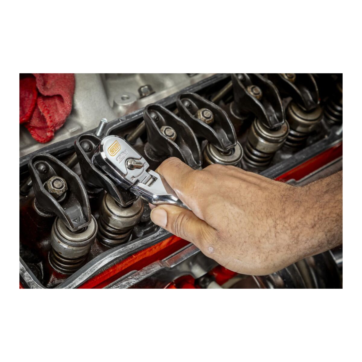 GearWrench 120XP Stubby FlexHead Teardrop Ratchet 190 x 55 x 29mm