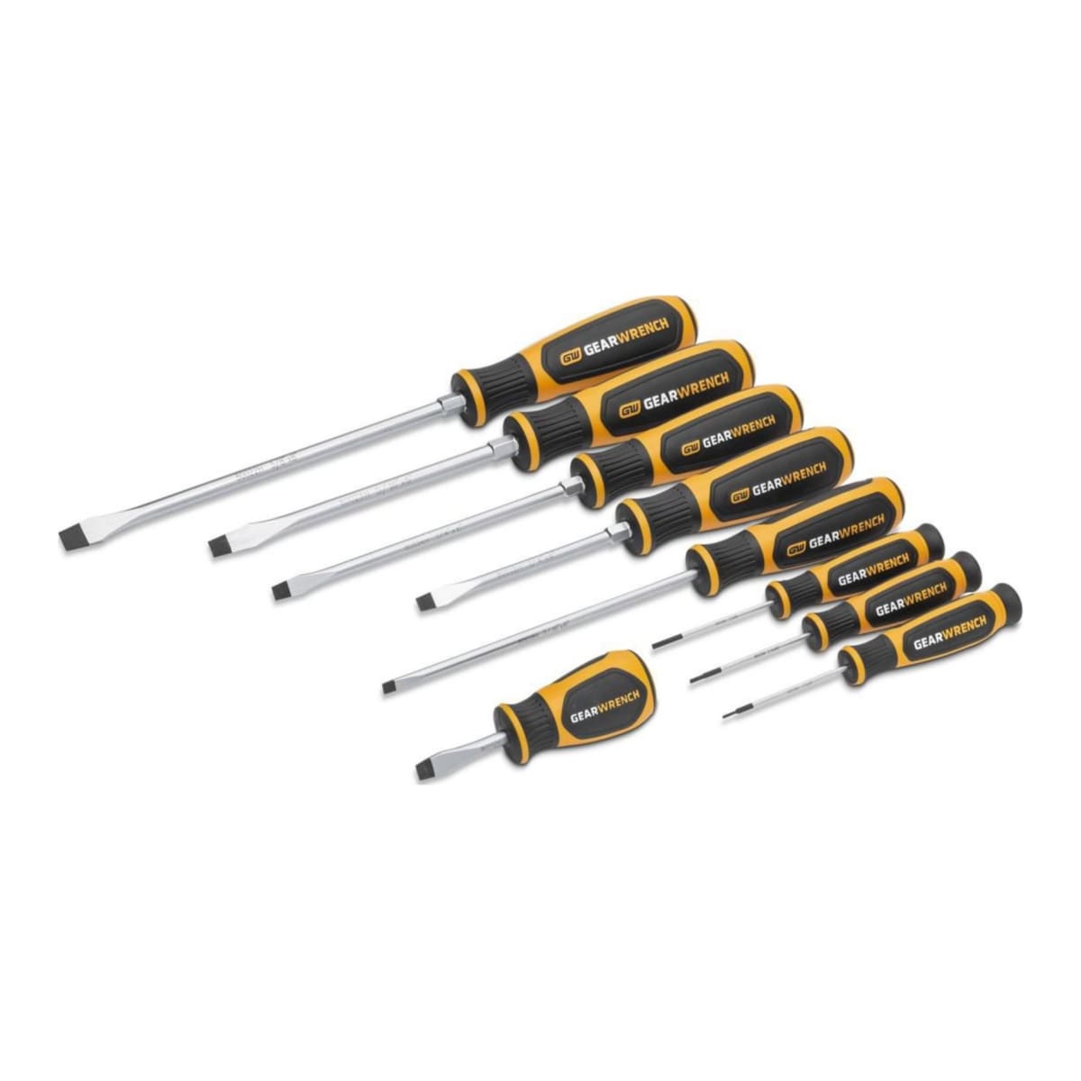 GearWrench Slotted Screwdriver Set in EVA Tray 250 x 341 x 31mm 9 (Piece)