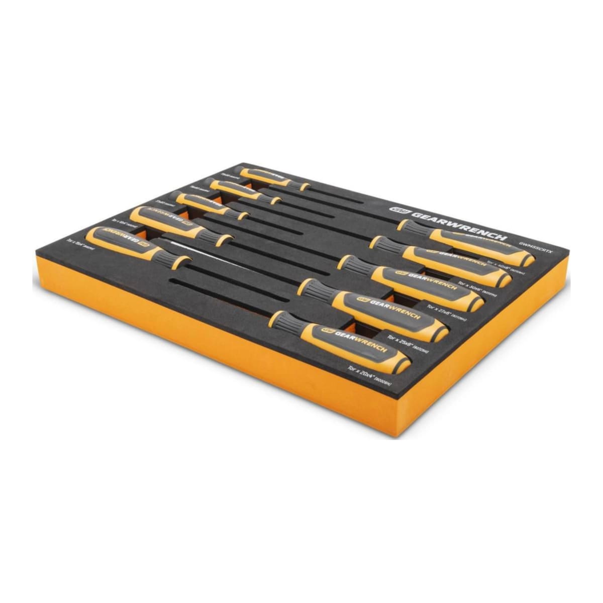 GearWrench Torx Screwdriver Set in EVA Tray 250 x 341 x 31mm 10 (Piece)