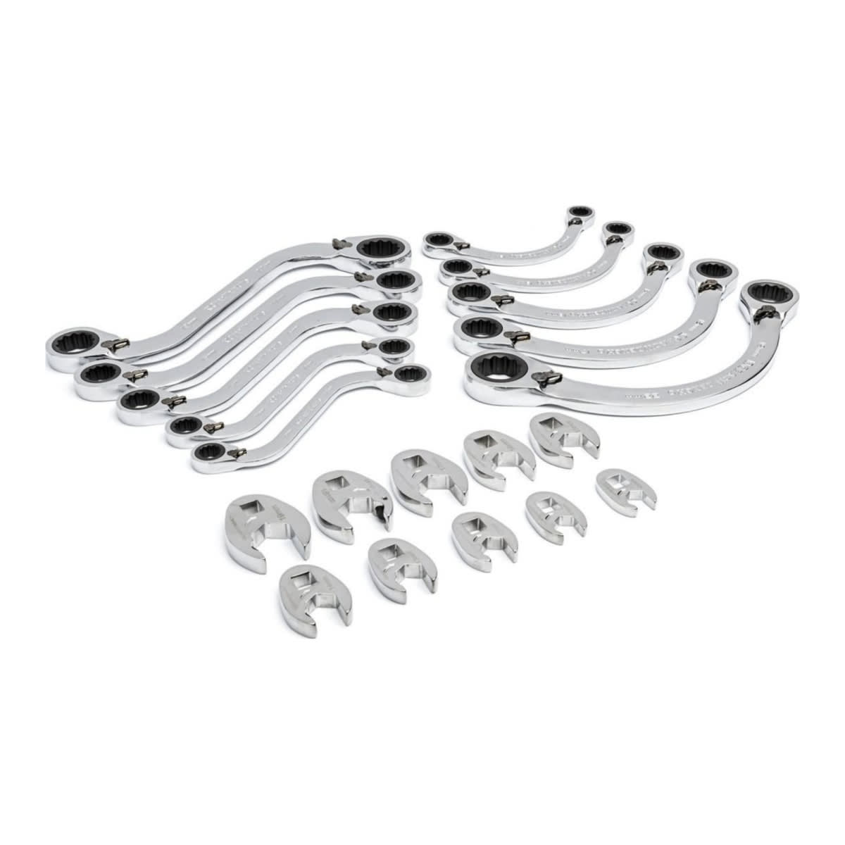 GearWrench Ratcheting Wrench Set in EVA Tray 250 x 341 x 31mm 20 (Piece)