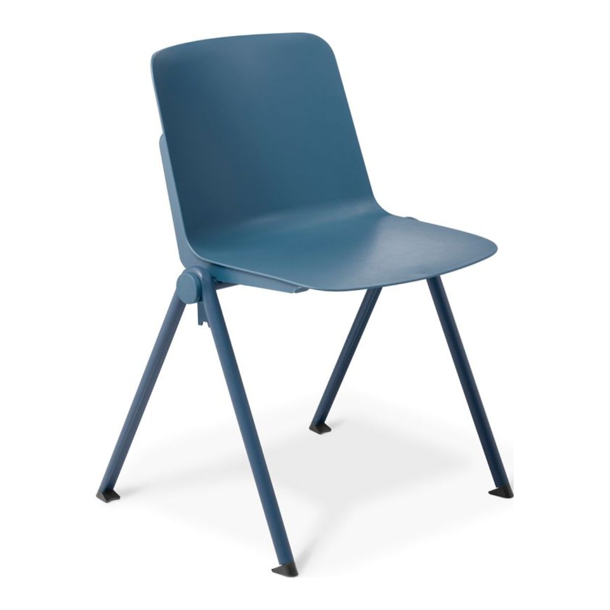 Eden Scout 4-Leg Blue Stacker Chair