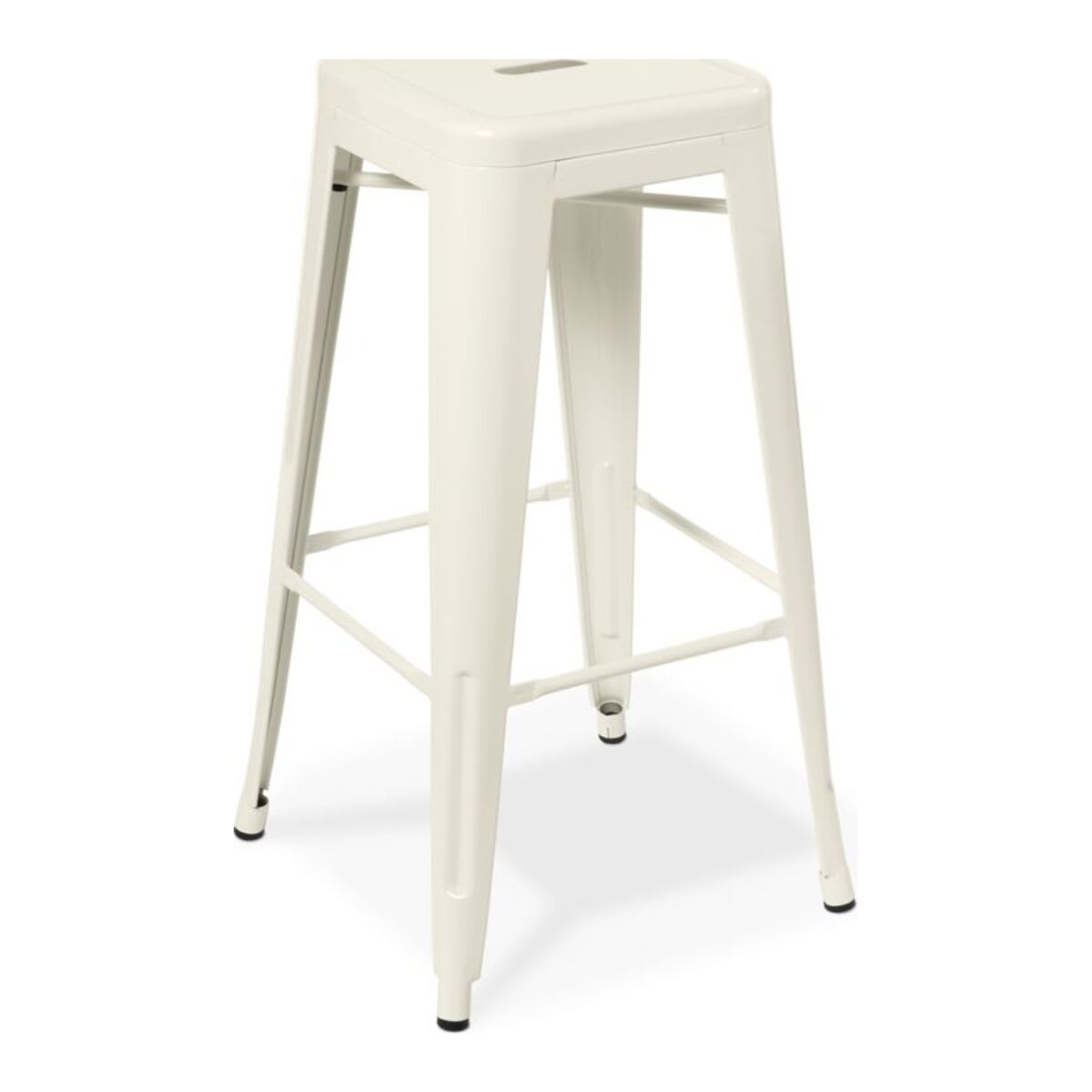 Eden White Industry Bar Stool