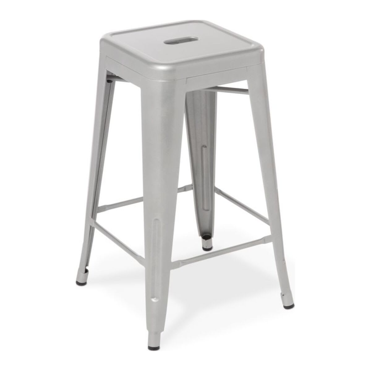 Eden Silver Industry Kitchen Stool