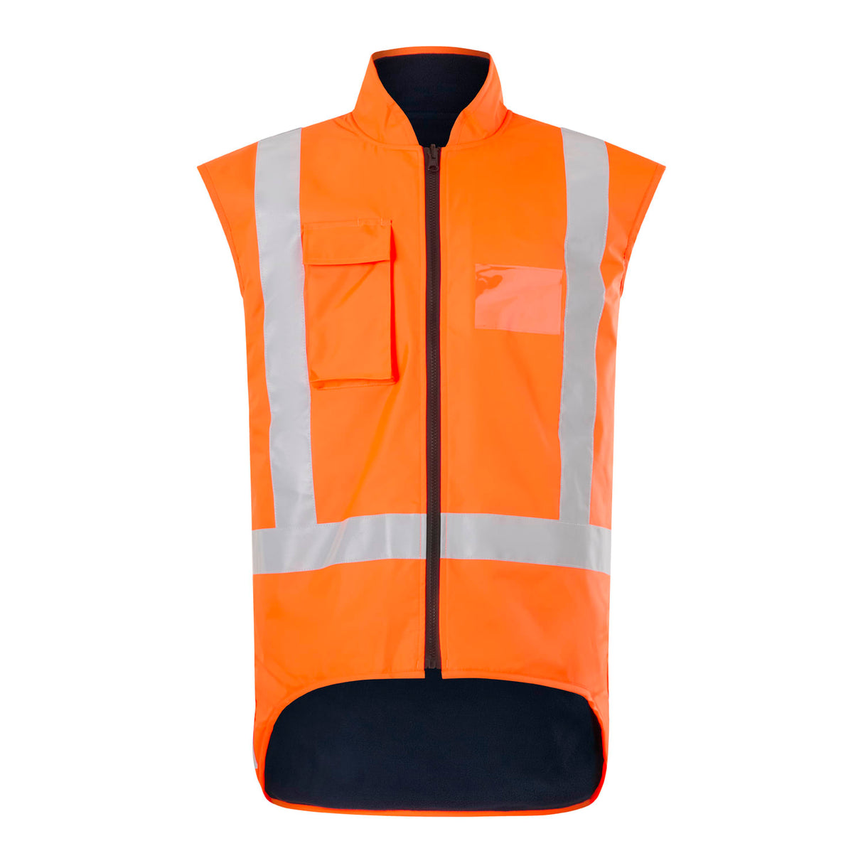 Tornado Essentials, Reversible X-Back Vest, T01221 - Orange
