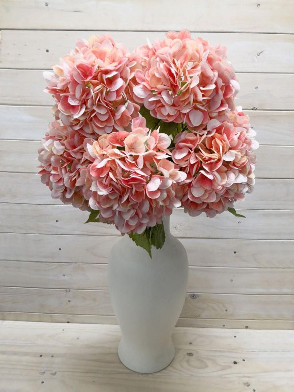 Artificial Hydrangea - Single (Hot Pink)