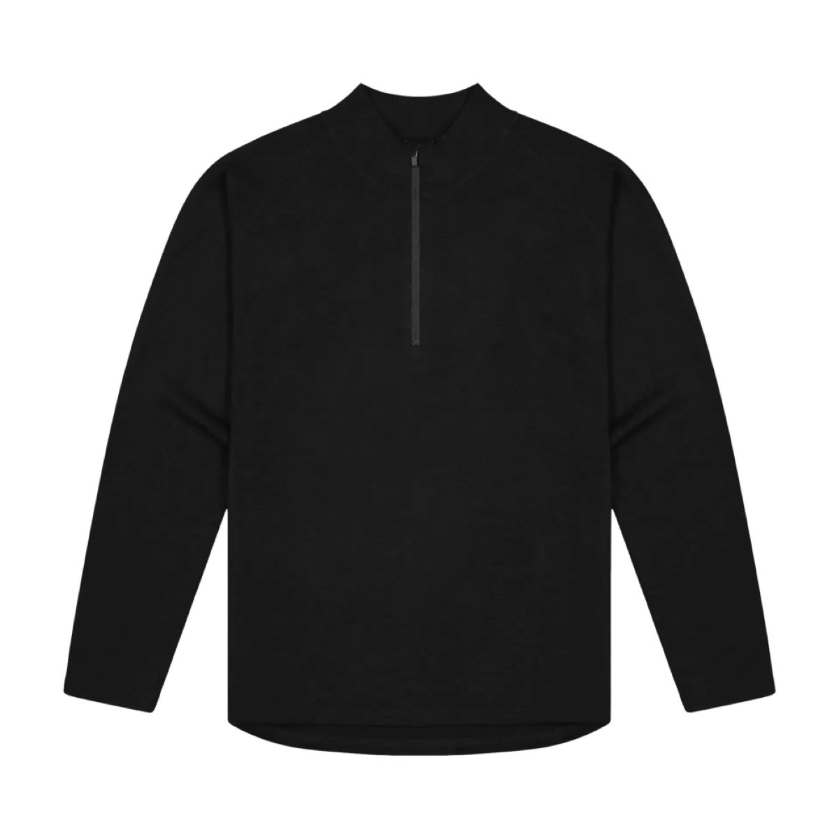 Alpine Merino 1/2 Zip - Mens Style M901 - Black