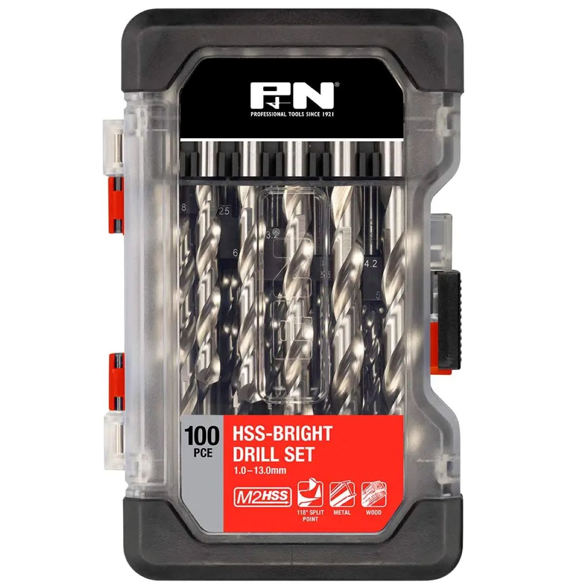 Sutton Tools Drill Jobber M2 HSS Bright P&N 1-13mm 100 Piece (Set)