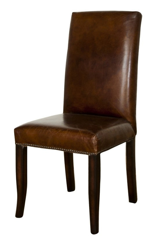 Dining Chair Leather -Philadelphia Vintage Cigar