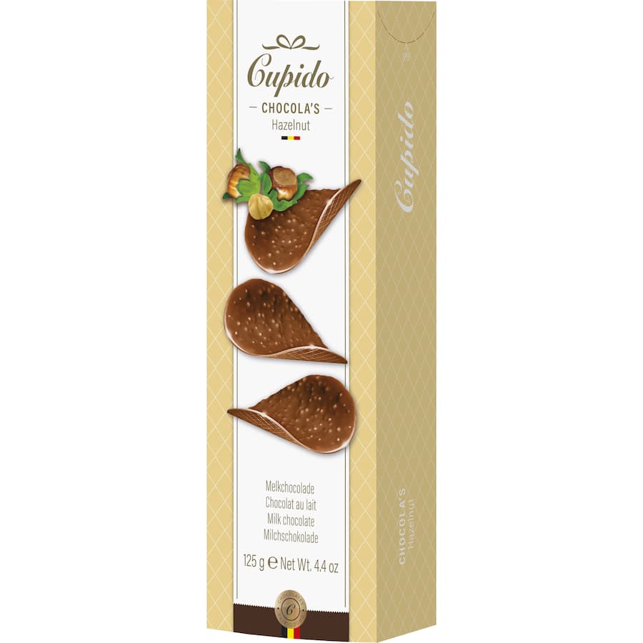 Cupido Chocolas Chocolate Curls Hazelnut