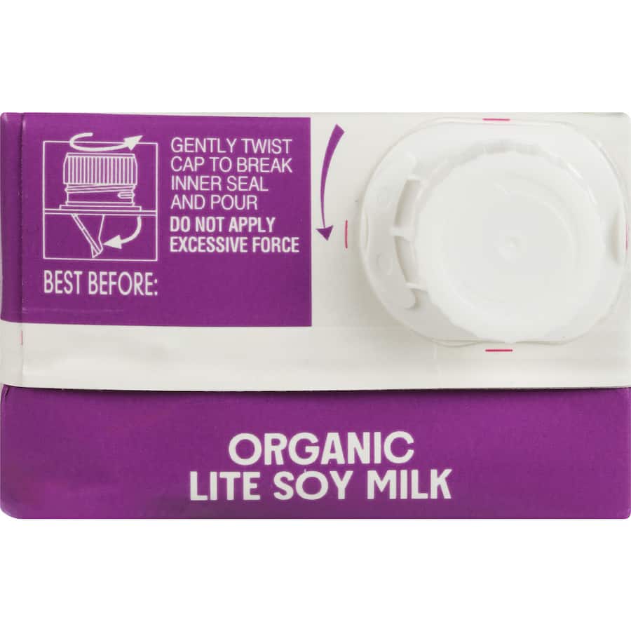 Macro Organic Soy Milk Light Carton 1L
