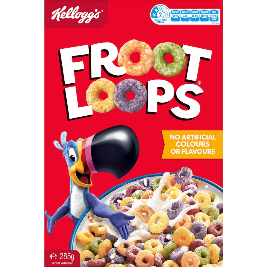 Kellogg's Froot Loops Cereal 285g