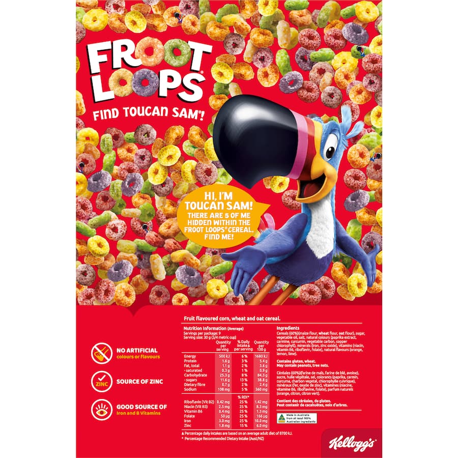 Kellogg's Froot Loops Cereal 285g
