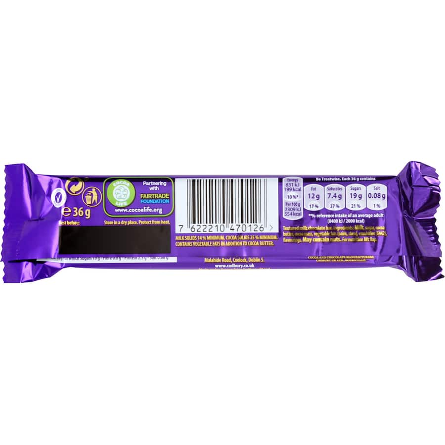 Cadbury Chocolate Bar Wispa 36g