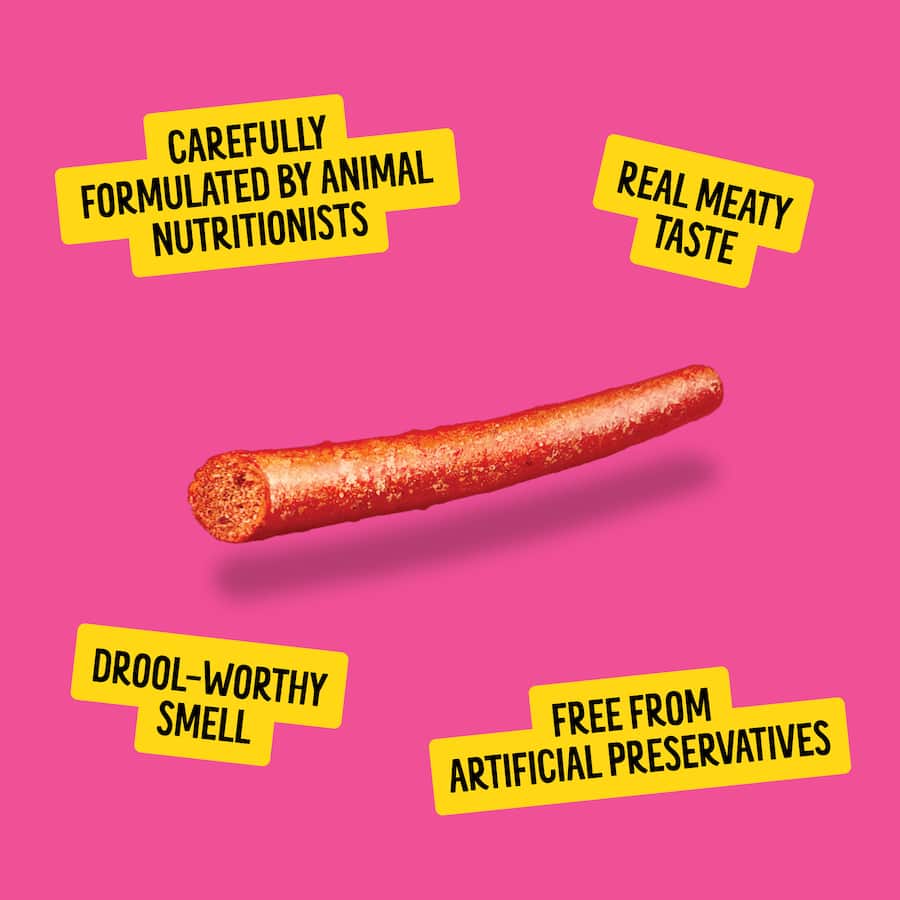 Bonkers Dog Treats Zoomers Smoky Bacon Pouch 85g