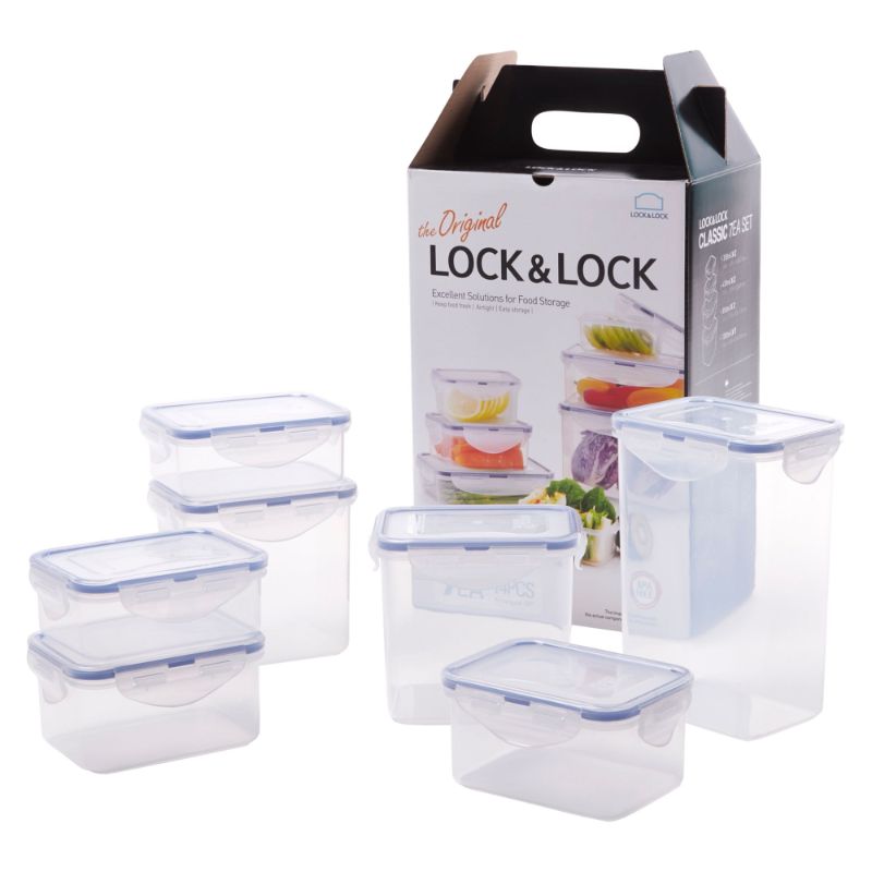 Storage Set - LocknLock Classic Rectangular (7pcs)