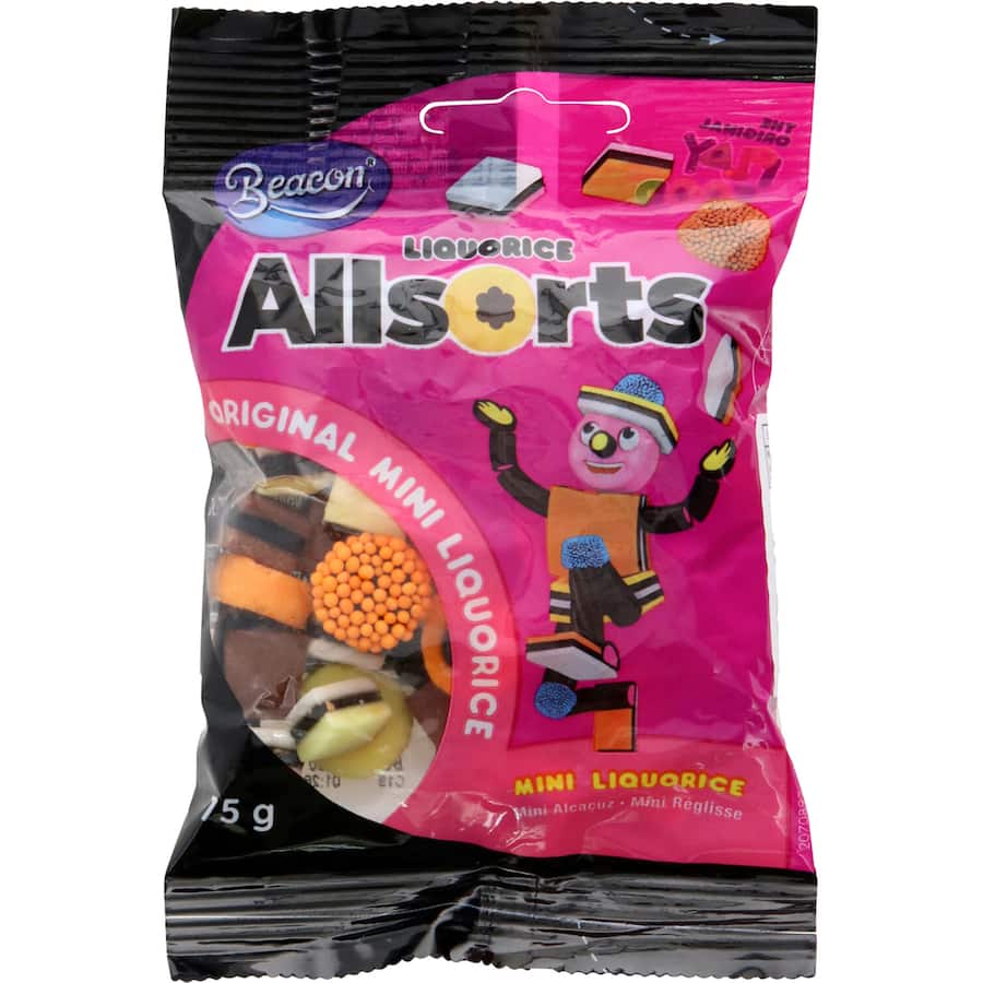 Beacon Licorice Allsorts 75g