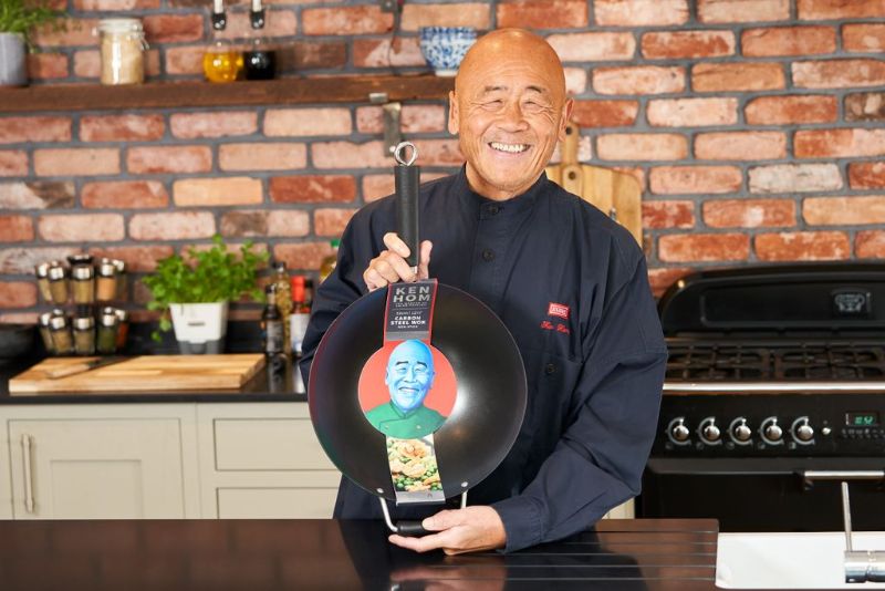 Wok - Ken Hom Excellence Non Stick Carbon Steel (31cm)
