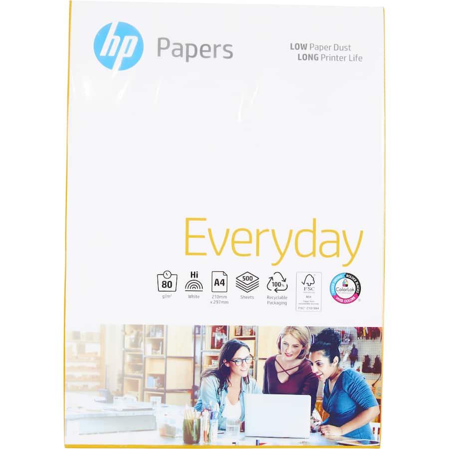 Hp Everyday Printer Paper A4 80gsm 500 sheets