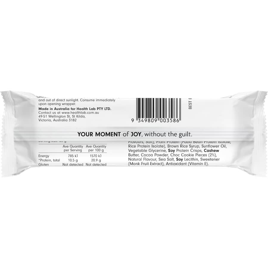 Health Lab Protein Bar Cookies & Cream 50g