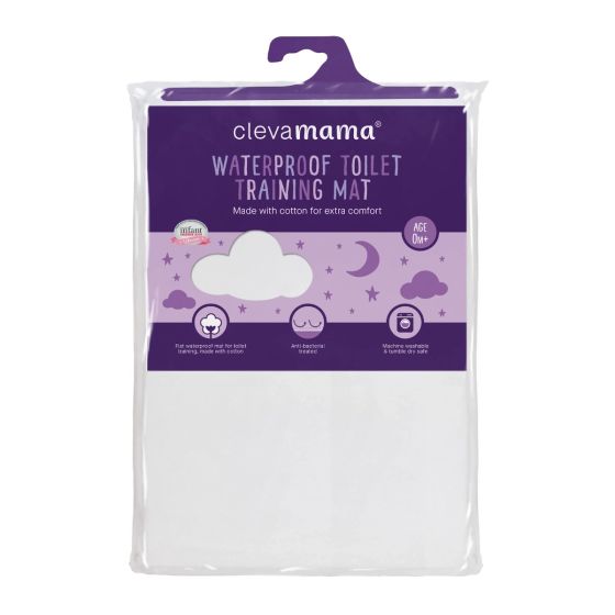 Cotton Waterproof Toilet Training Sleep Mat 90 X 70cm - ClevaMama