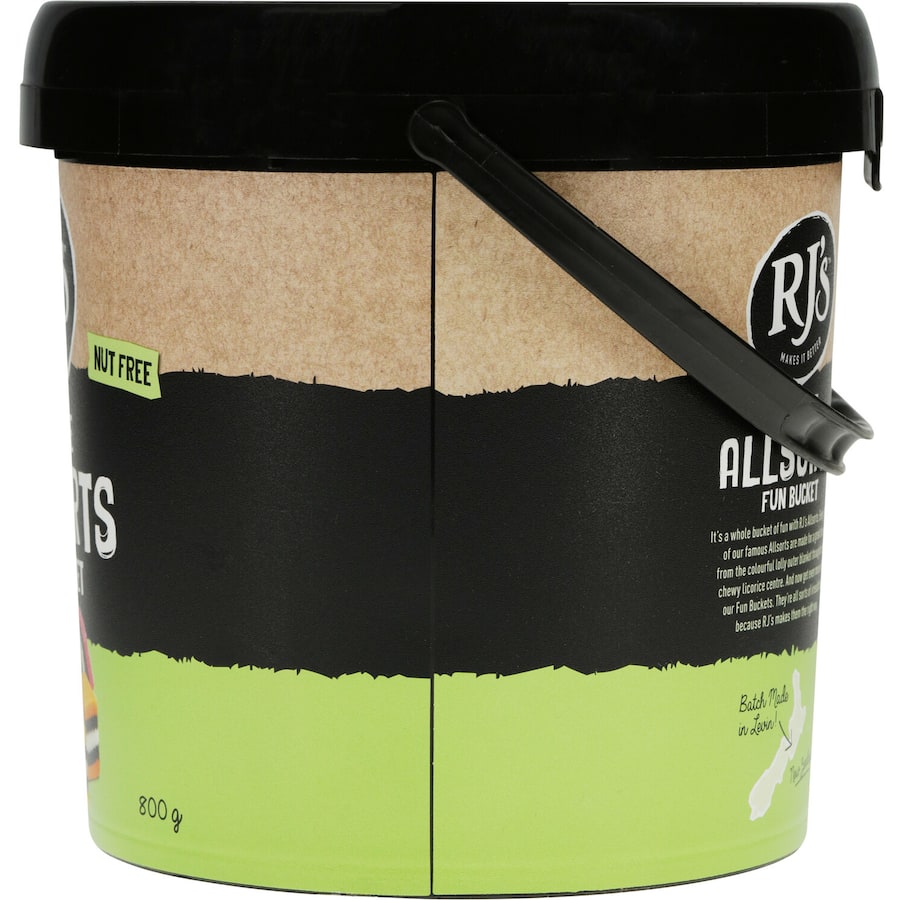 Rj's Allsorts Licorice Fun Bucket 800g