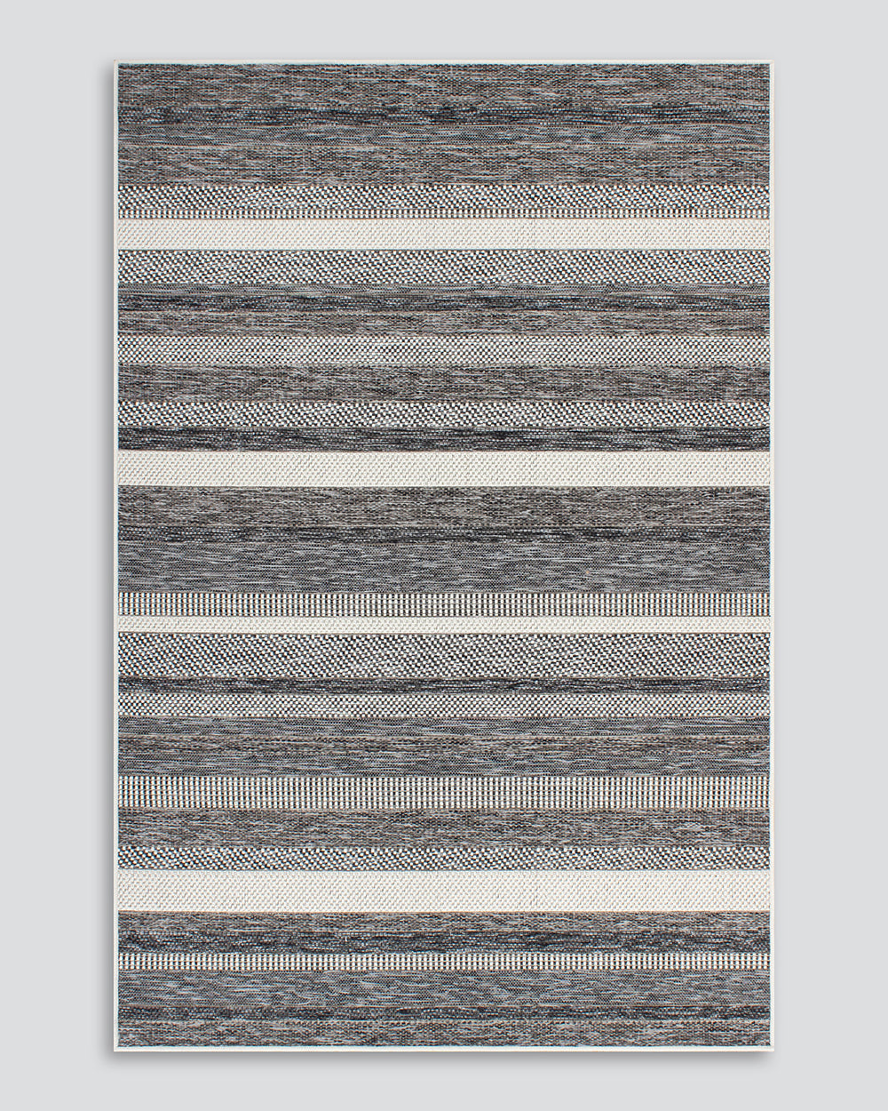 Floor Rug - Cape Cod Baltimore Black (200 x 290cm) - OLLO