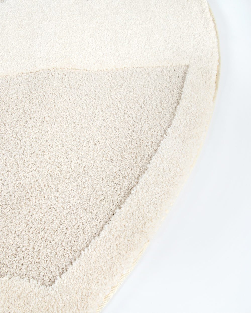 Floor Rug - Lumiere Marceau Ivory (240cm dia) - OLLO