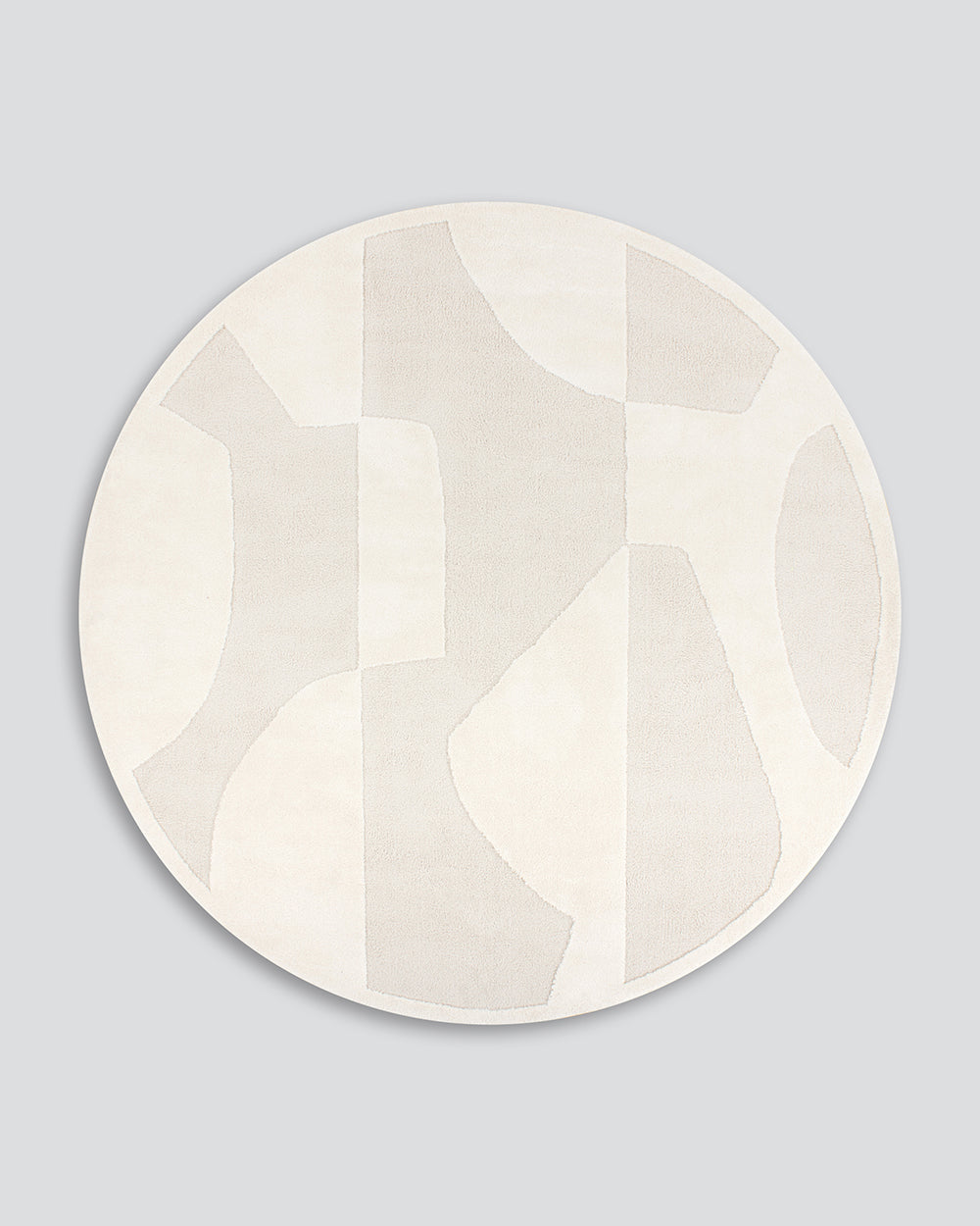 Floor Rug - Lumiere Marceau Ivory (240cm dia) - OLLO