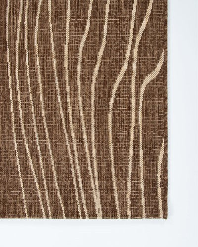 Floor Rug - Elemental Rivers Teak (160 x 230cm) - OLLO