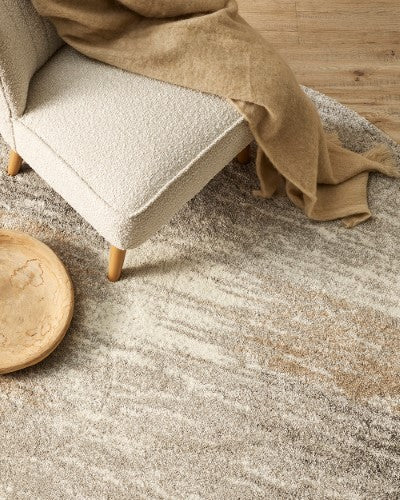 Floor Rug - Saxony Angelo Ecru (200cm dia) - OLLO