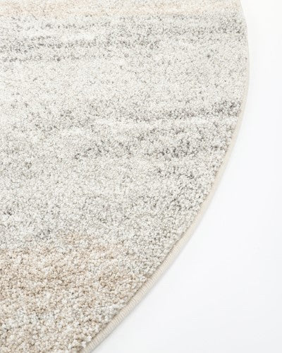 Floor Rug - Saxony Angelo Ecru (200cm dia) - OLLO