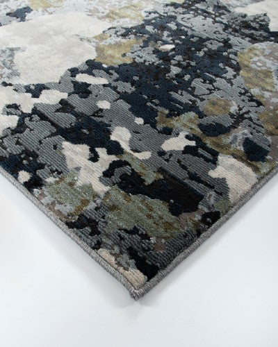Floor Rug - Emery Ink/Olive (160 x 230cm) - OLLO