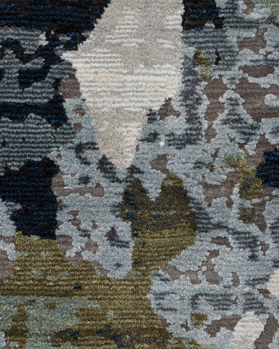 Floor Rug - Emery Ink/Olive (160 x 230cm) - OLLO
