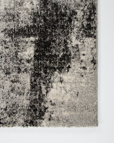 Floor Rug - Quinn Ivory/Black (160 x 230cm) - OLLO