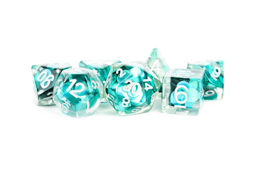 Fanroll: 16mm Resin Poly Dice Set: Mermaid Scales