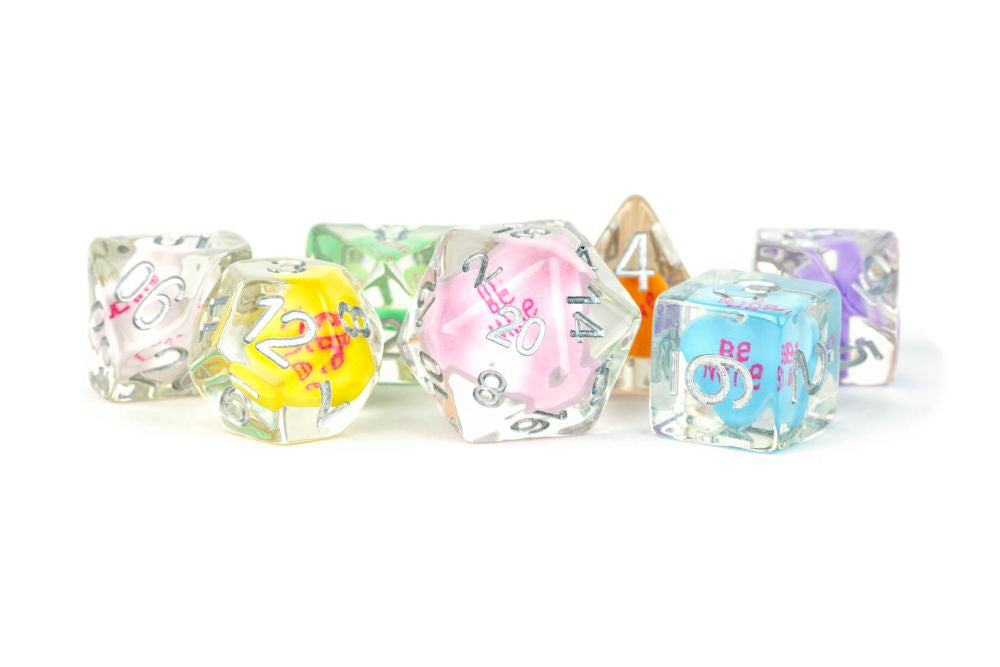 Fanroll: 16mm Resin Poly Dice Set: Love Dice