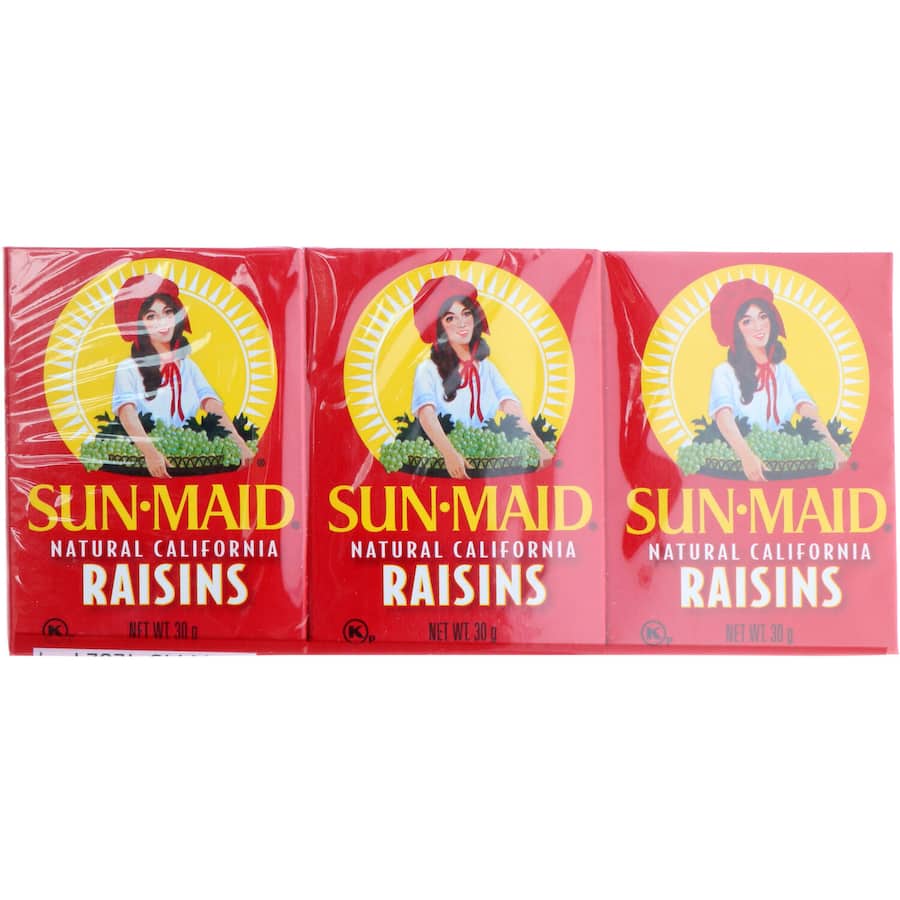 Sunmaid Raisins 30g boxes 6pack