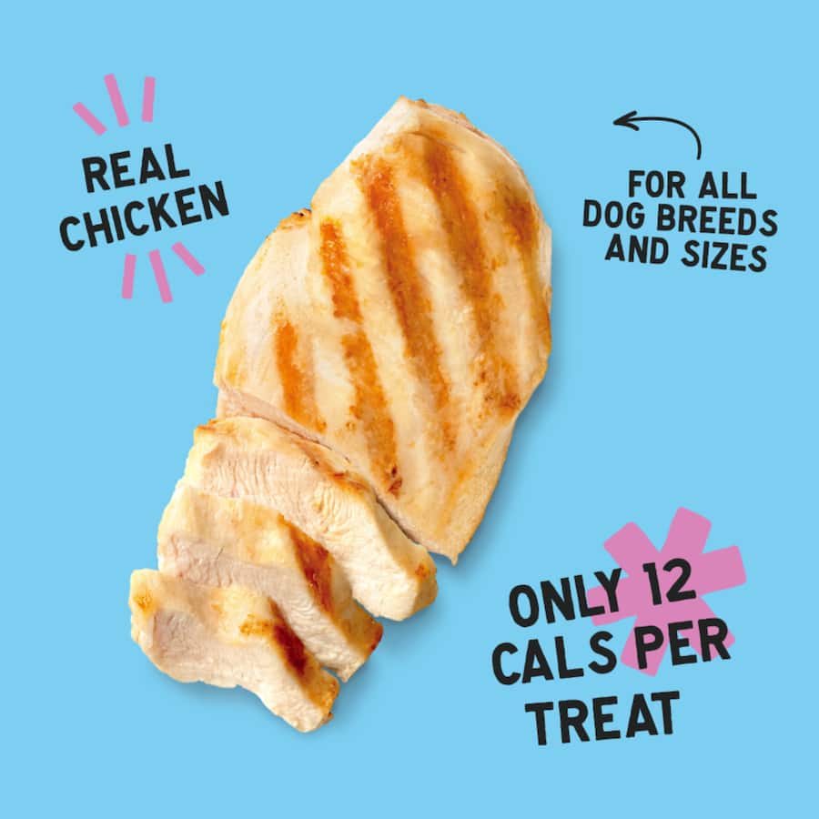 Nood Dog Treats Chicken Chunky Bites Pouch 80g