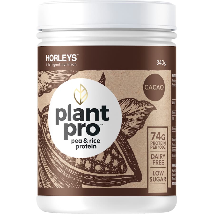 Horleys Plant Pro Protein Powder Cacao 340g