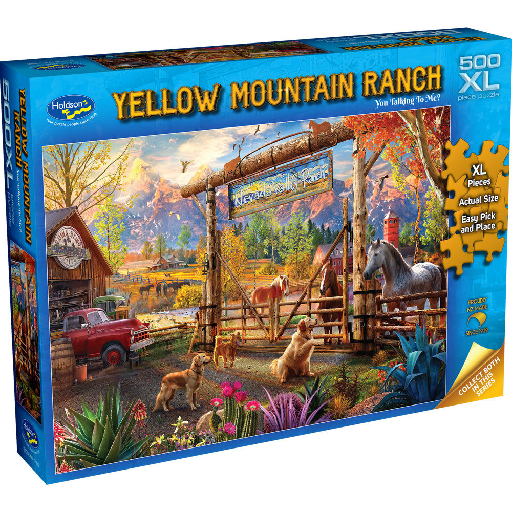 Holdson - Yellow Mountain Ranch - 500XLpc Puzzle - You Talking To Me?