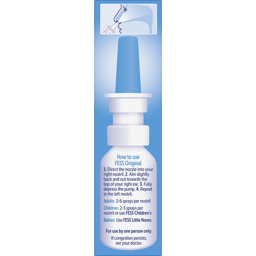 Fess Saline Nasal Spray 30mL