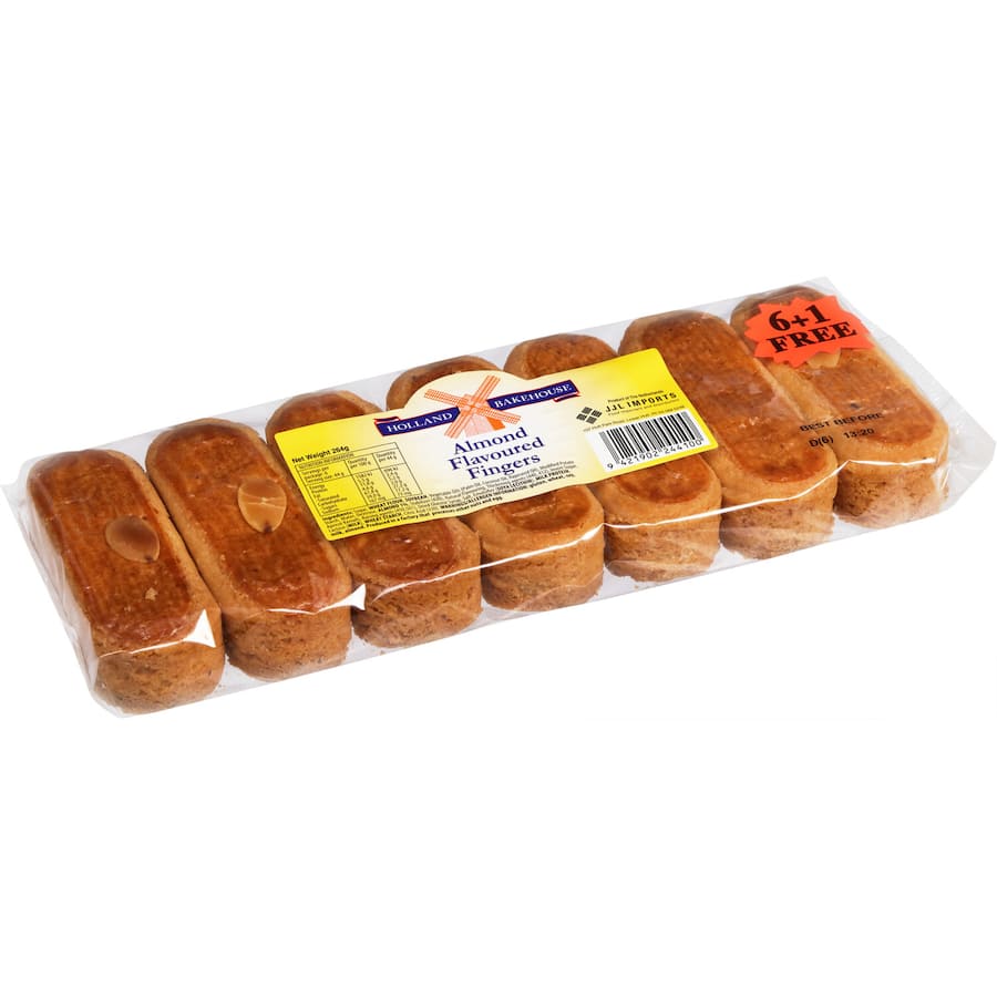 Holland Bakehouse Almond Fingers 264g 7pack