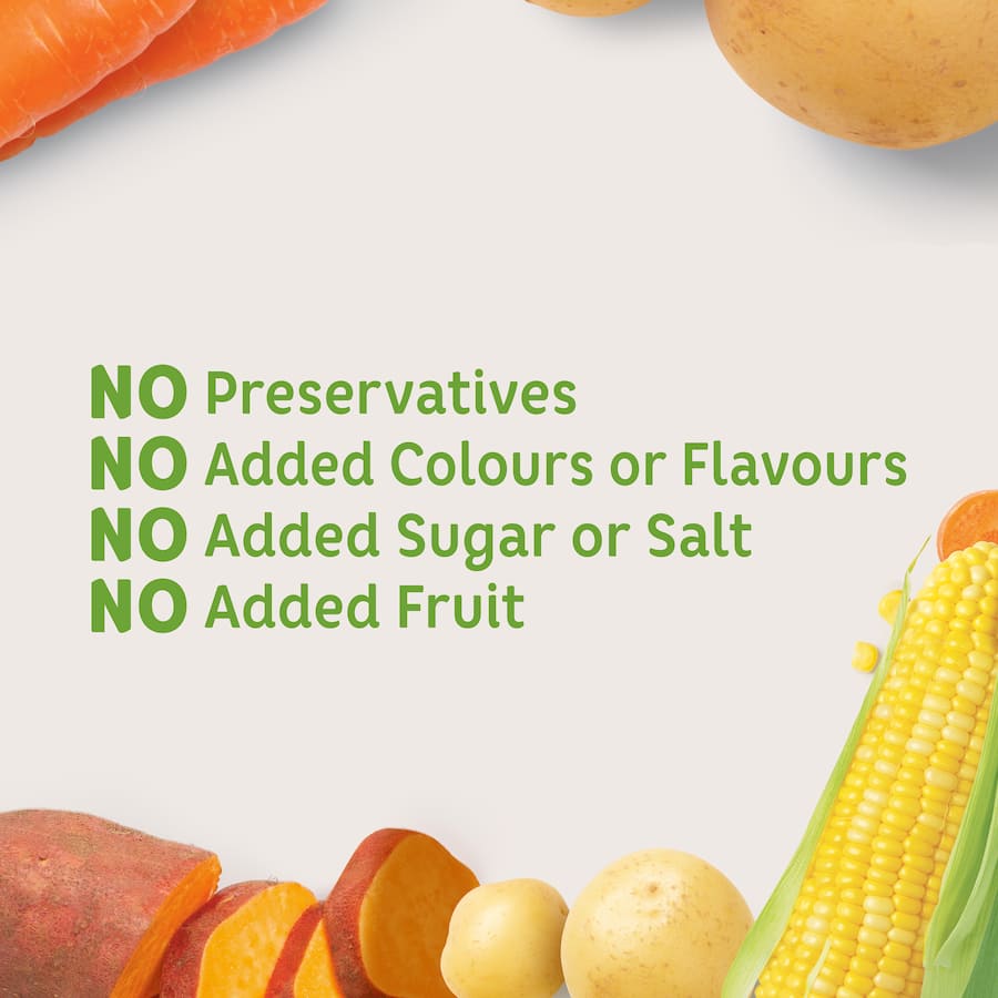 Wattie's Organic Baby Food 4-6+ Months Sweet Garden Vegetables 120g