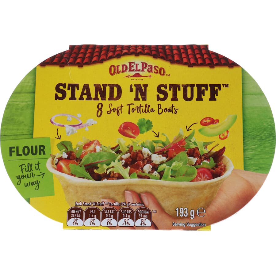 Old El Paso Tortilla Boats 8pack